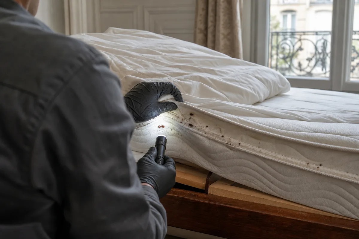 Sacs de linge hermétiques préparés devant une machine à laver avant traitement